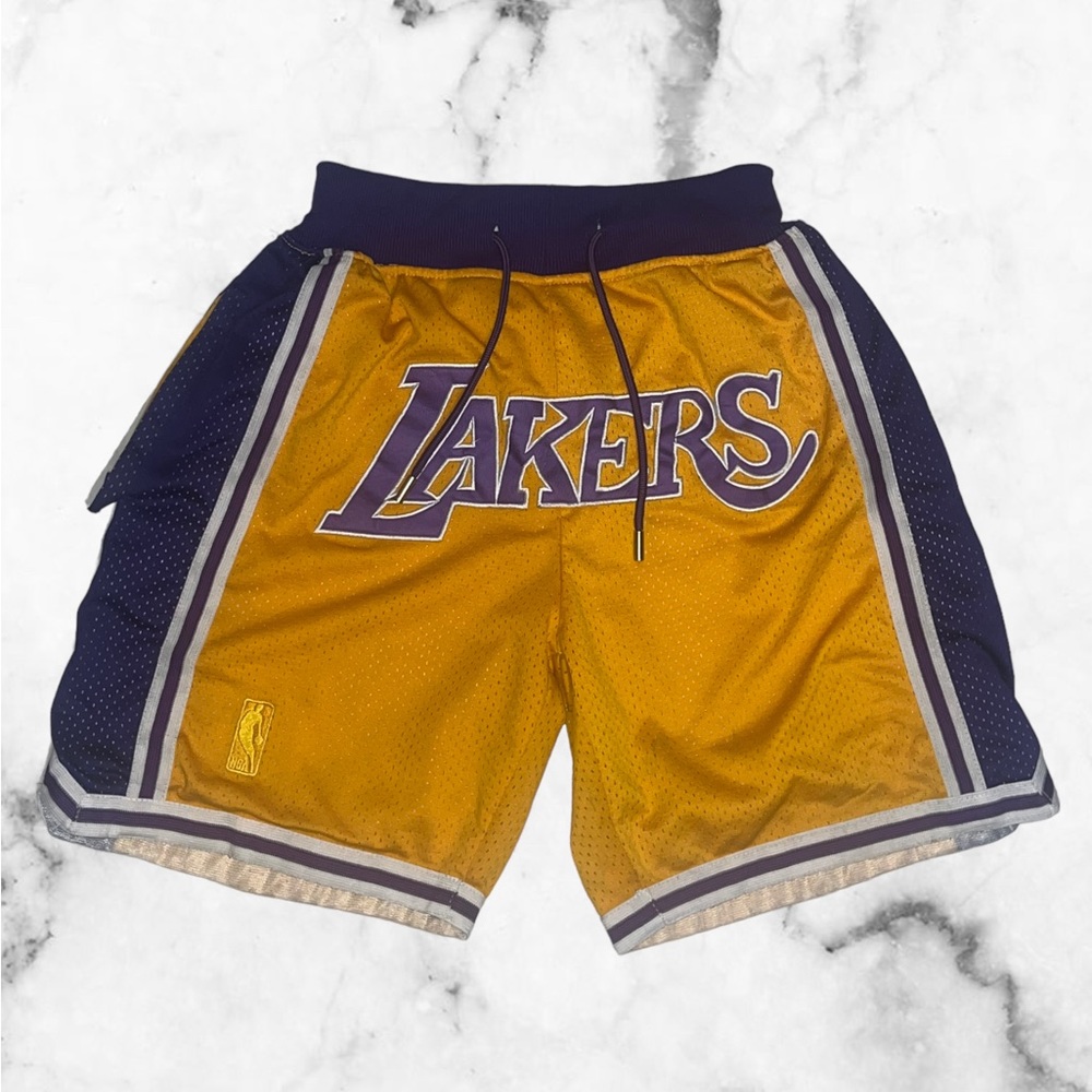 Los Angeles lakers shorts